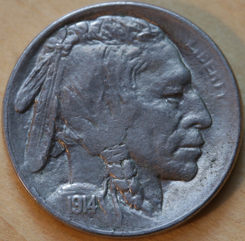 1914-S-Buffalo-Nickel---Weak-Liberty